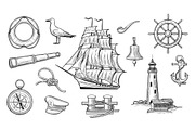 Set sea adventures., an Illustration by VitalinaGofman (Thumbnail 2 of 6)
