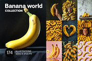 174 Banana world images, a Food & Drink Photo by Handmadefont (Thumbnail 1 of 14)