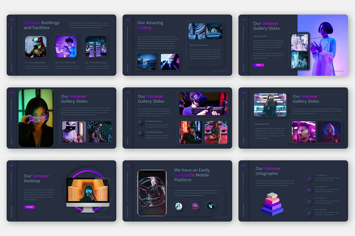 Metavar – Virtual Reality, a Presentation Template by Monsgraph Creative Studio (Photo 4 of 5)