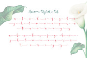 Rossi Mithori - Beautiful, a Script Font by Monoco Type Foundry (Thumbnail 9 of 11)