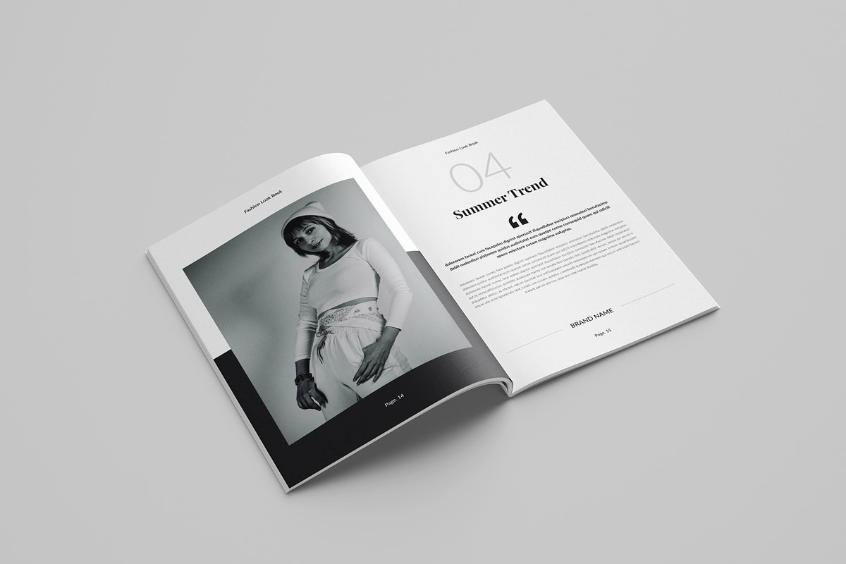 Fashion Lookbook Template, a Brochure Template by Spark_Creative (Photo 8 of 17)