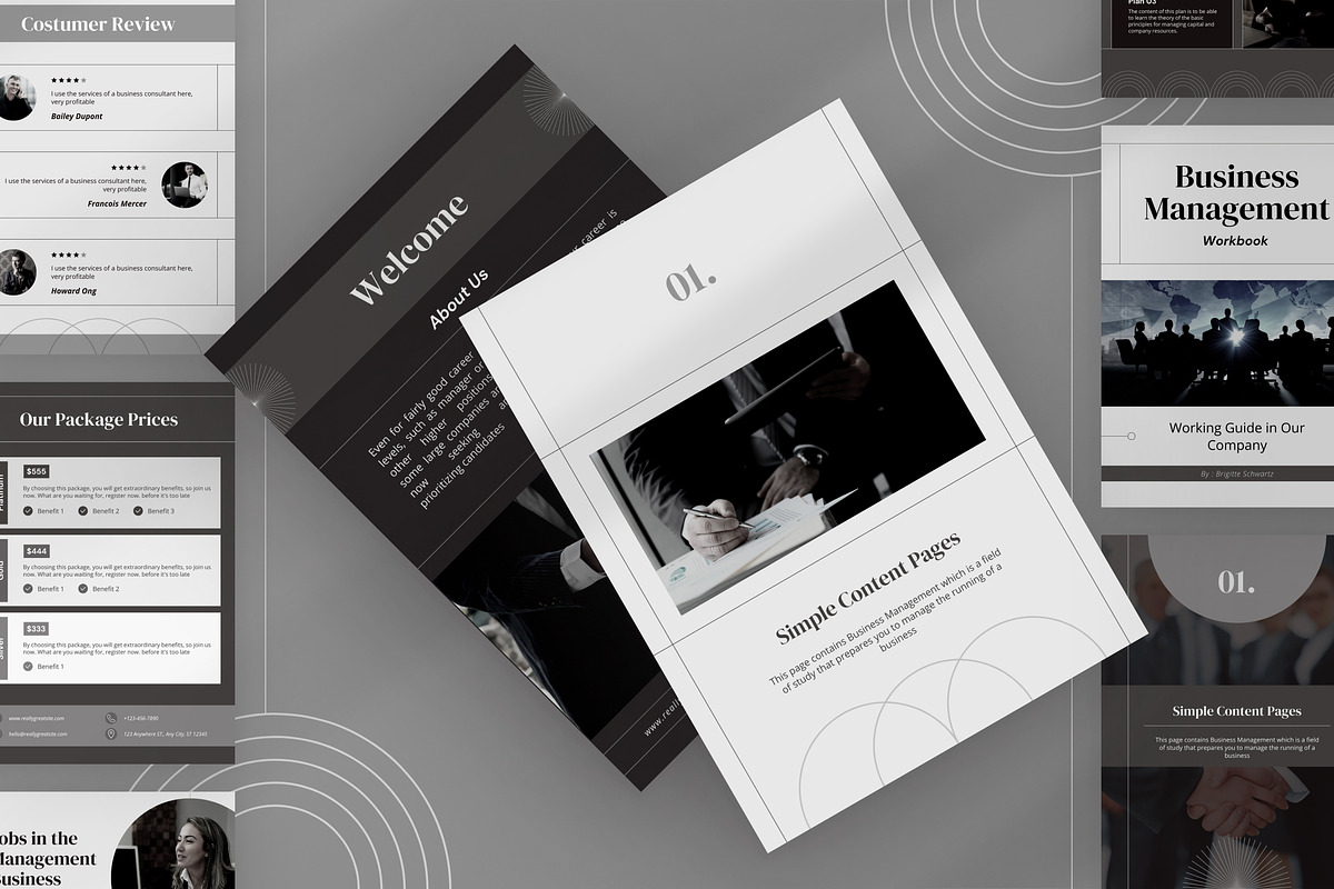 Luxury Workbook Canva Template, a Magazine Template by Brandearth RRGraph (Photo 9 of 11)