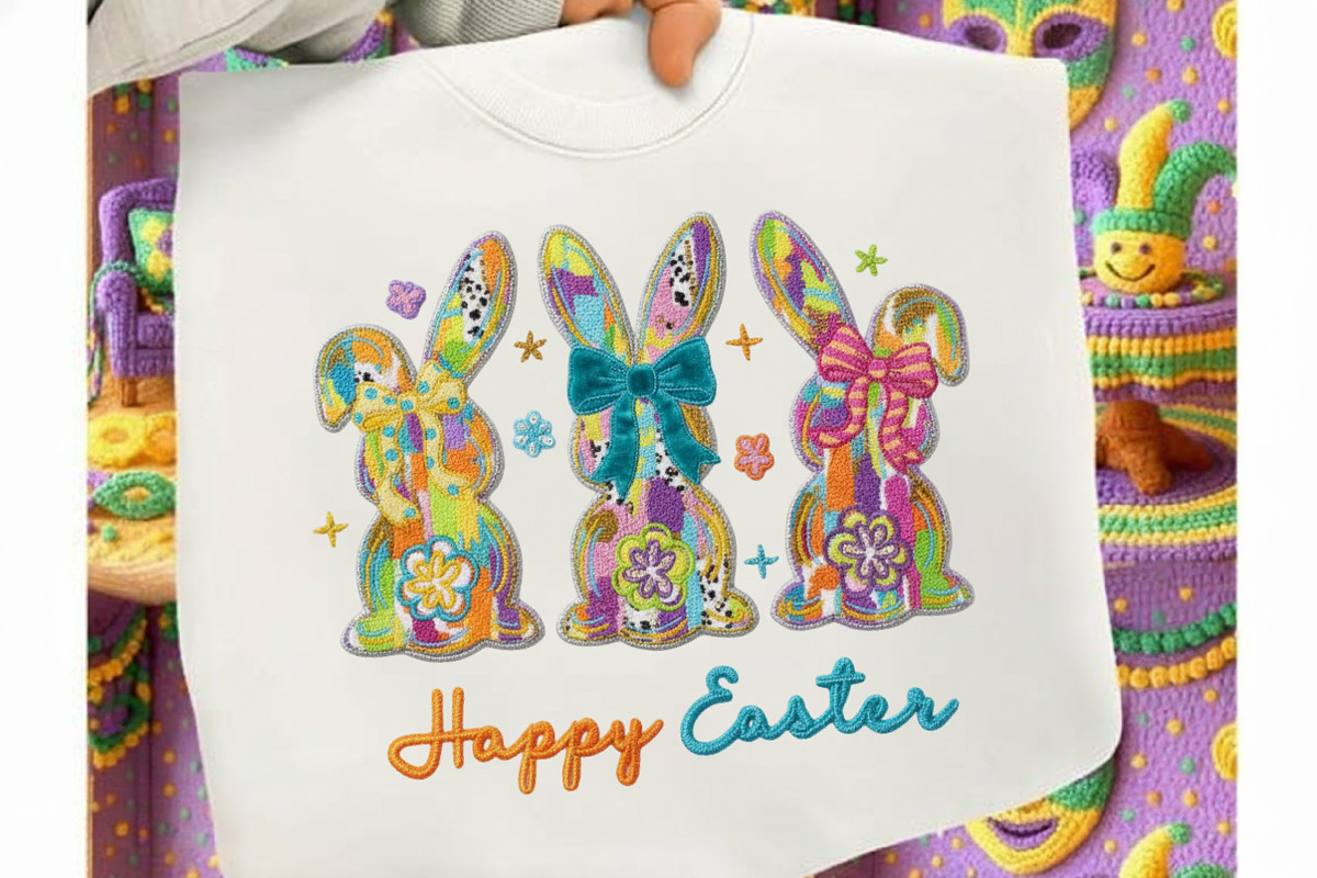Faux Yarn Happy Easter Png Easter, an Illustration by designcity5 (Photo 6 of 9)