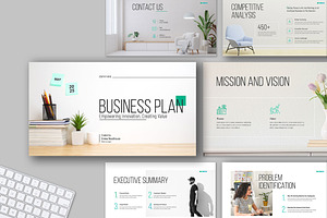 Minimal Business Plan Presentation, a Presentation Template by Mighty-Slide