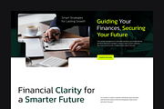 Figma Finance Landing Page Template, a Landing Page Template by Musara (Thumbnail 2 of 6)