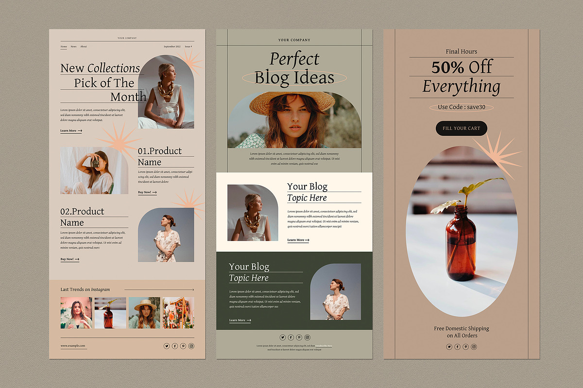 Keyla 10 Minimalism Email Newsletter, an Email Template by Guuver (Photo 4 of 5)