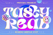 Tasty Real Modern Display Font, a Serif Font by timelesstype.co (Thumbnail 1 of 20)