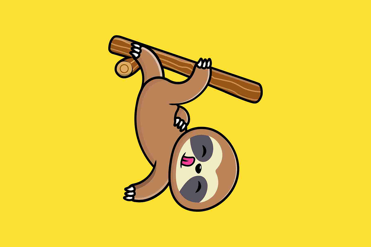 Cute Animal On Branch Pack Cartoon, an Animal Illustration by Artstorystudio (Photo 5 of 5)