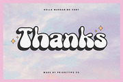 Hello Margarine - Groovy Font, a Font by Prioritype Co (Thumbnail 10 of 10)
