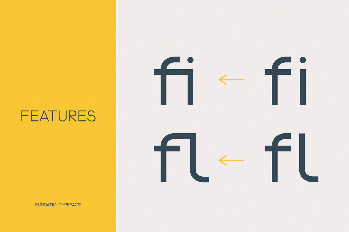 Fundatio Typeface, a Sans Serif Font by CuteDreamyDesign (Photo 4 of 10)