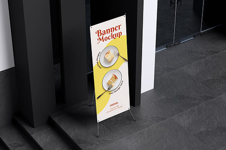 Stand Banner Mockup