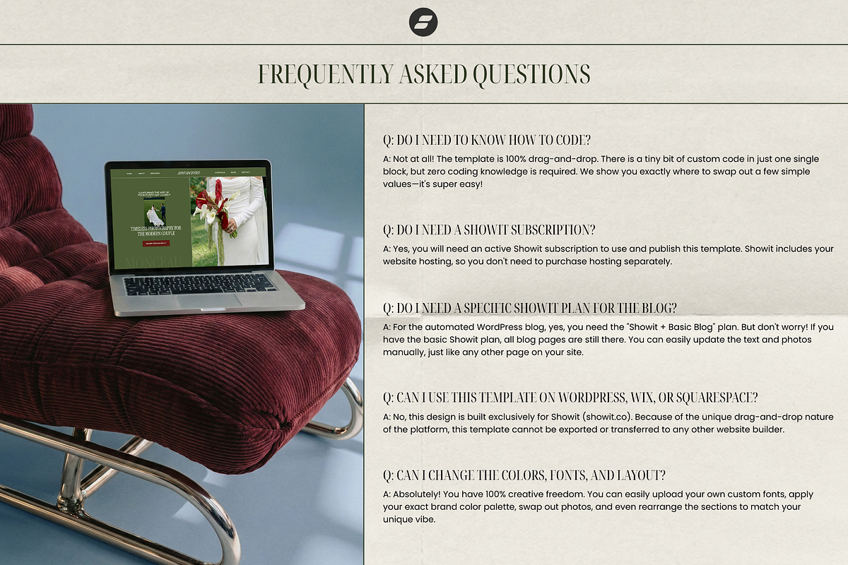 Editorial Showit Website Template, a Websites & App Template by OliaMuseDesign (Photo 9 of 10)