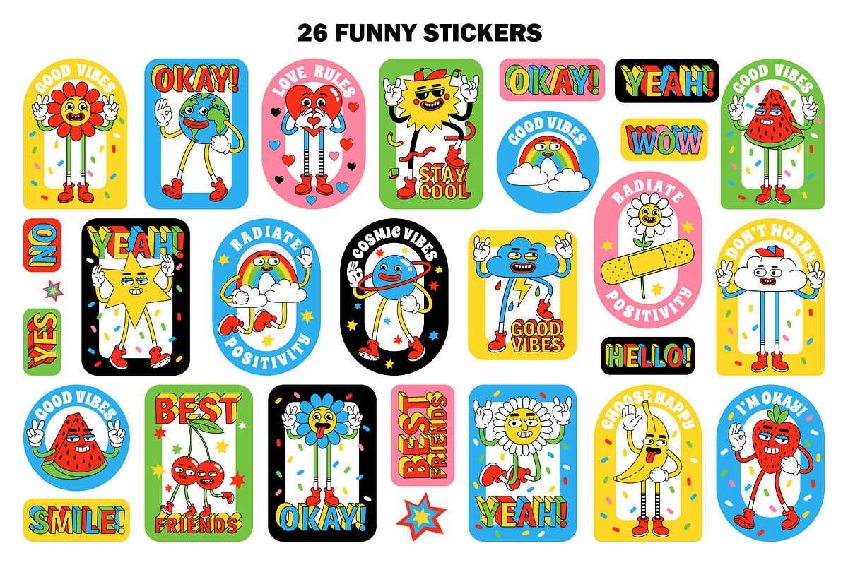 Cartoon Illustrations & Patterns, an Illustration by Martyshova (Photo 6 of 16)
