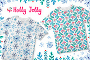 Watercolor Christmas Set, an Animal Illustration by Fairy dreams (Thumbnail 7 of 9)