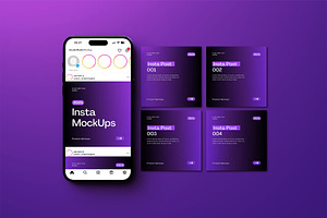 Insta Post Mockup, a Product Mockup by mockarts