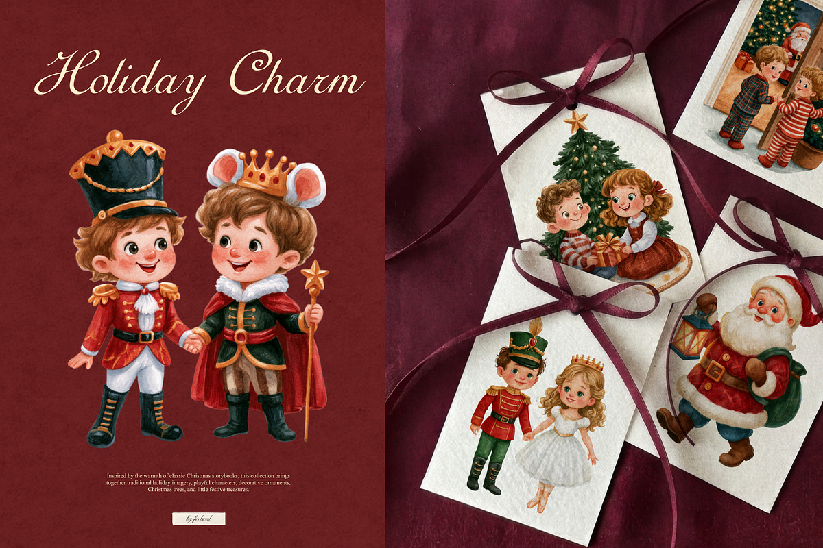 Christmas Fairy Tales Illustrations, a Seasonal Illustration by Feelsoul (Photo 6 of 11)