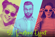 50 Duotone Photoshop Action, an Action Add-On by Vatdesign (Thumbnail 2 of 5)