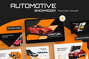 Automotive Showroom Google Slides, a Presentation Template by New Coral Design (Thumbnail 1 of 6)