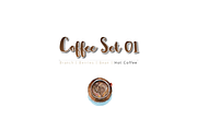 Coffee Set WaterColor, a Food Illustration by Ora (Thumbnail 5 of 5)
