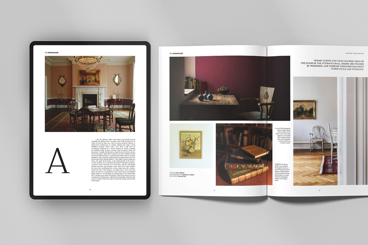 THE OPENHOUSE / Magazine Template, a Magazine Template by Studio Dara (Photo 15 of 24)