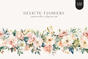 Delicate Flowers, a Decorative Illustration by PeDe Designs (Thumbnail 6 of 8)
