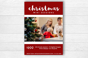 Christmas Photography Marketing Ad