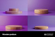 Wooden podiums. 61 images, a Decorative Illustration by Handmadefont (Thumbnail 13 of 14)