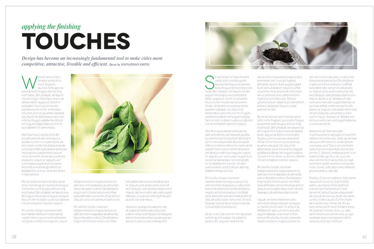 Magazine Template InDesign 14, a Magazine Template by Love Graphic Design (Photo 14 of 20)