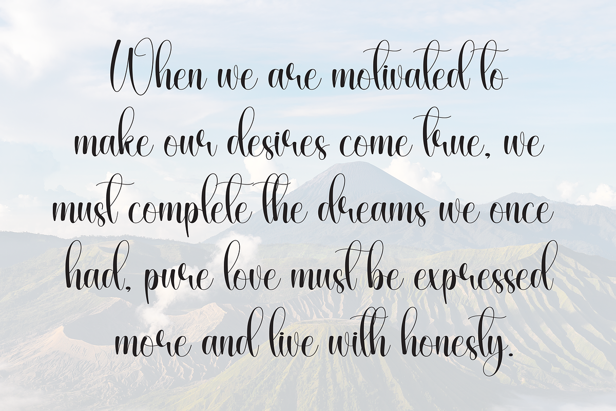 Youngish | Script Font, a Handwritten Font by Scratchones (Photo 6 of 9)