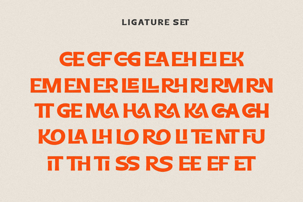 Chales Rientta – Retro Sans, a Sans Serif Font by HansCo Studio (Photo 9 of 10)