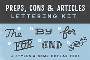 Preps, Cons, & Articles Lettering, an Illustration by Satchel & Sage (Thumbnail 1 of 3)