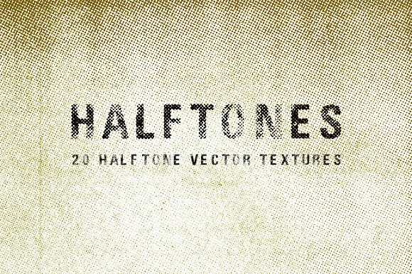 20 Halftone Vector Textures preview 4