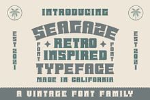 Seagaze Typeface | Vintage Font