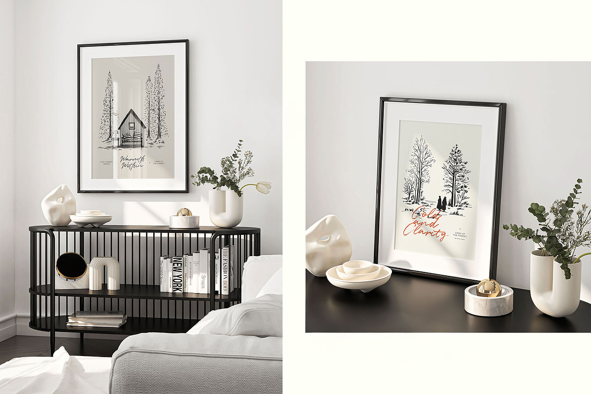 Winter Forest | Poster Builder, an Object Graphic by KetteCreate (Photo 3 of 15)