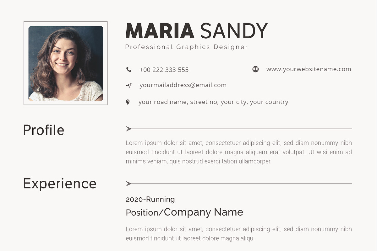 CV / Resume Template, a Resume Template by ARP Creation (Photo 7 of 9)