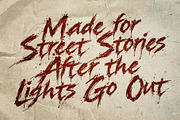 Huntwakes Midnight Slash Grunge font, a Handwritten Font by HypeWorksCo (Thumbnail 7 of 15)