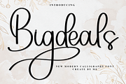 Bigdeals, a Handwritten Font by InermediaSTUDIO (Thumbnail 1 of 8)