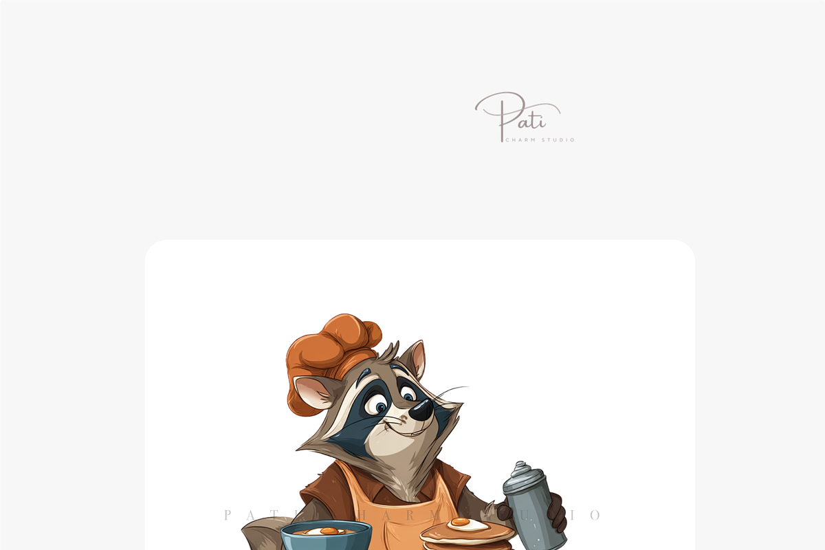 Fathers Day Animal Clipart, an Animal Illustration by Pati Charm Studio (Photo 5 of 7)