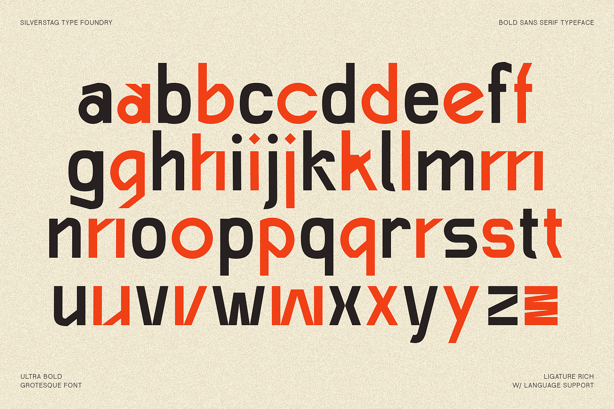 Baroque Grotesk - Ultra Bold Font, a Sans Serif Font by SilverStag Type Foundry (Photo 20 of 20)