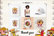 Fast Food Character Retro Mascot, a Food Illustration by Kevyn Creative (Thumbnail 3 of 3)
