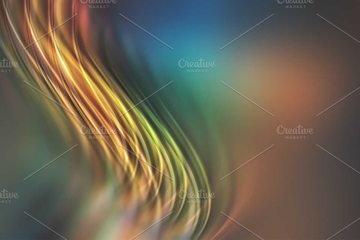 10 Abstract Rainbow Lines Background, a Texture Graphic by BazziBa♥