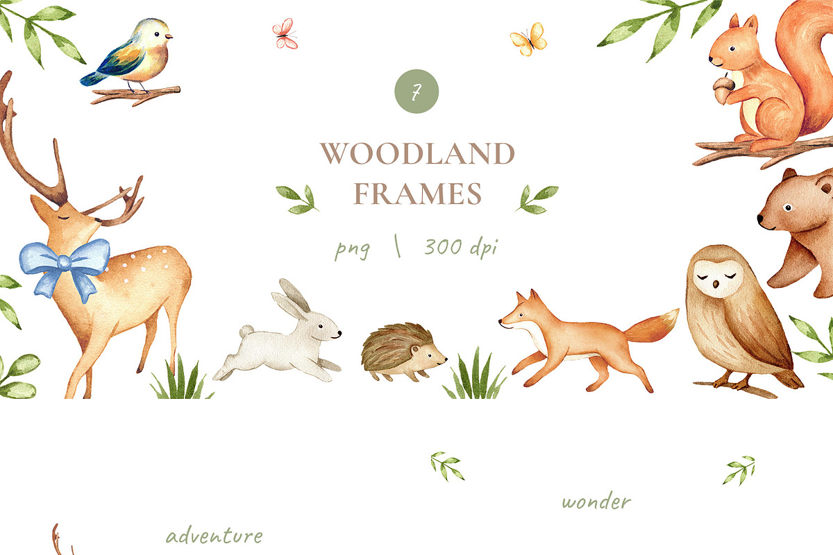 Woodland Watercolor Illustrations, an Animal Illustration by Liliia Polos Illustration (Photo 8 of 16)