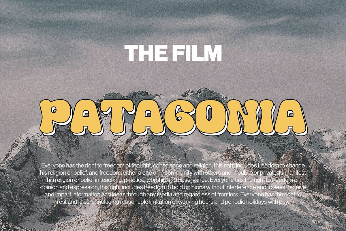 Megula - Retro Display Font, a Handwritten Font by Koplexs Studio (Photo 8 of 10)