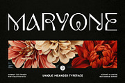 Maryone Font, a Serif Font by Asenbayu (Thumbnail 1 of 15)