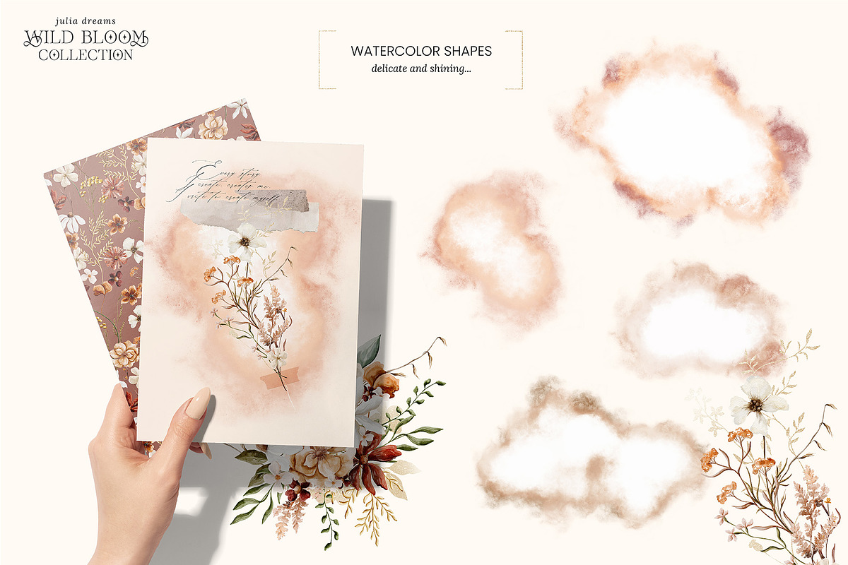 Wild Bloom Watercolor Collection, an Illustration by Julia Dreams (Photo 10 of 10)
