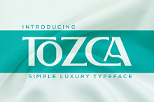 Tozca - Simple Luxury Typeface
