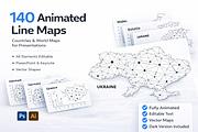 Maps line Presentation Template, a Presentation Template by Infographics project (Thumbnail 1 of 21)