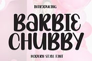 Barbie Chubby | Script Font, a Script Font by Scratchones (Thumbnail 1 of 8)