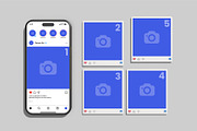 Instagram Carousel Mockup, an Advertising Mockup by Farabion Studio (Thumbnail 2 of 2)