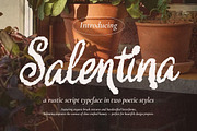 Salentina Rustic Script, a Script Font by Littlehand (Thumbnail 1 of 11)